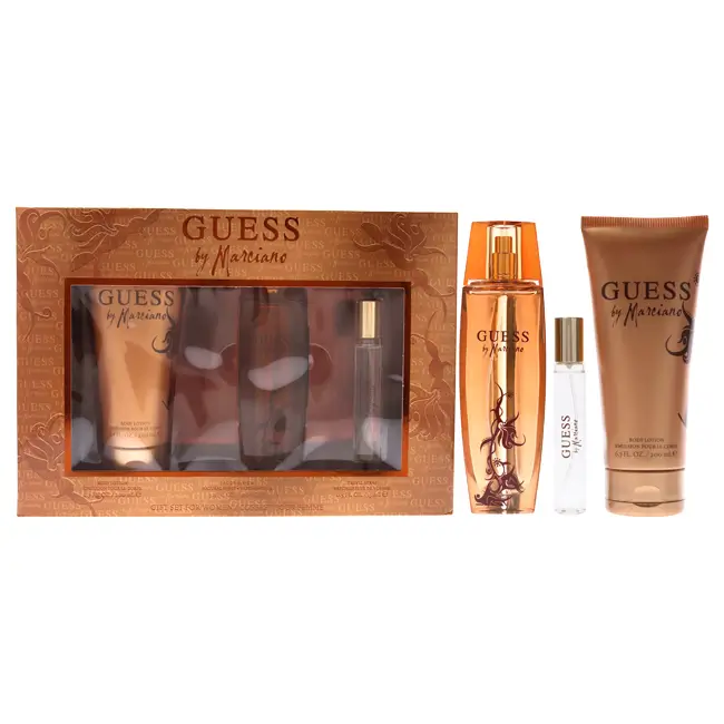 The Guess By Marciano Gift Set including lotion and travel spray