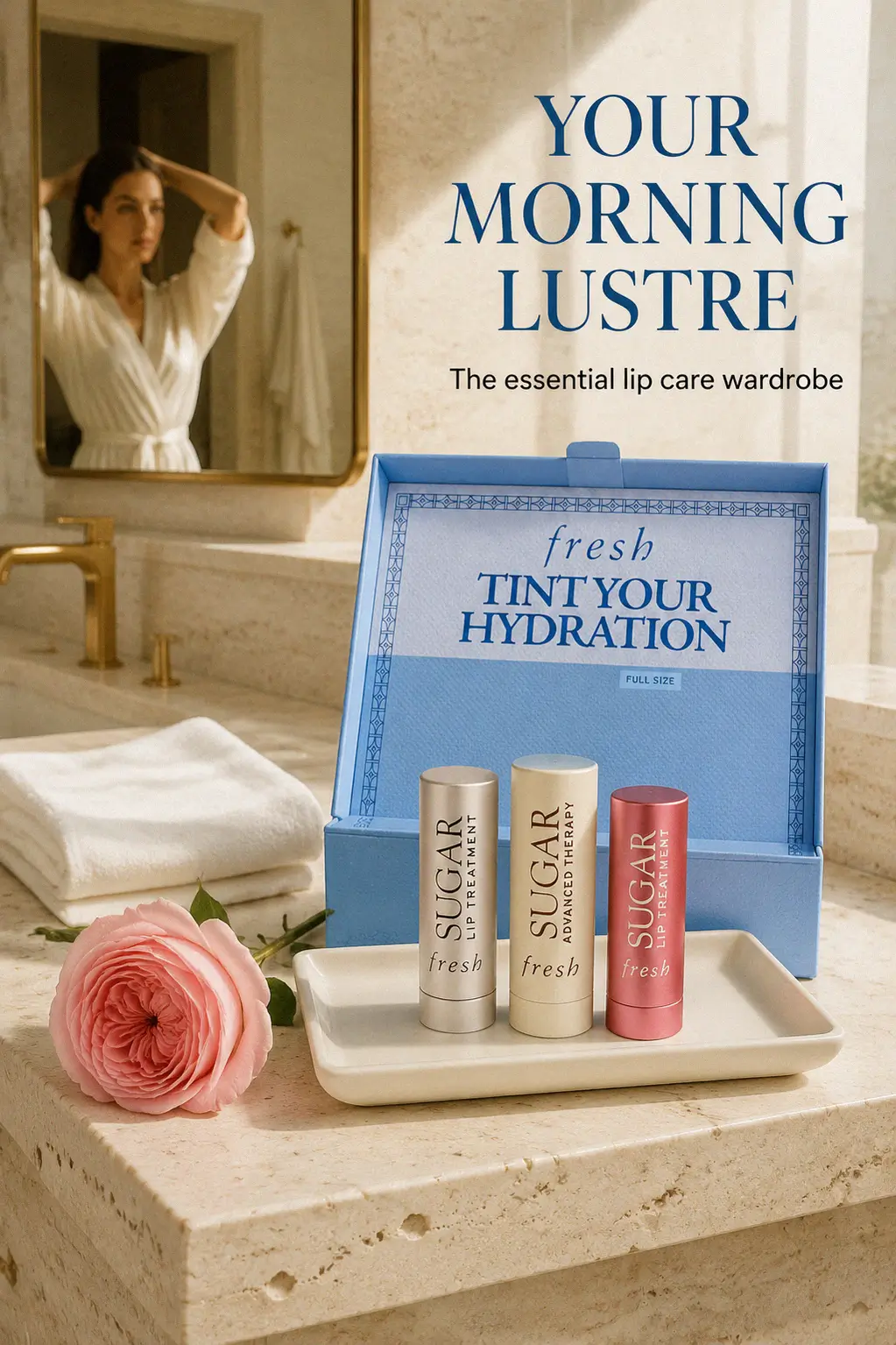 The Fresh Tint Your Hydration Set components